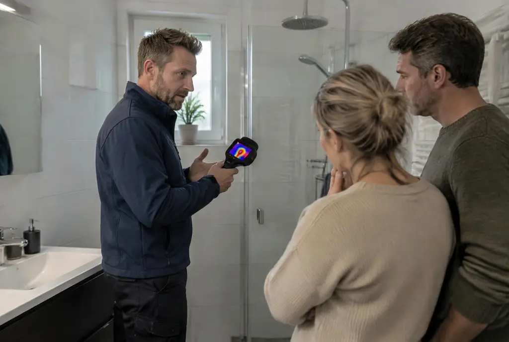 Lekdetectie Veghel – specialist legt bevindingen uit aan bewoner